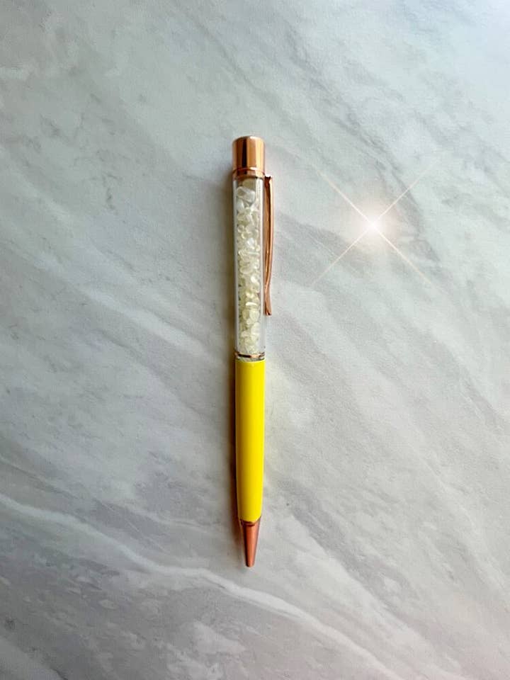 Stylos cristal Gemstone Manifestation ~ diverses pierres pour la vente par Zenful London Co.