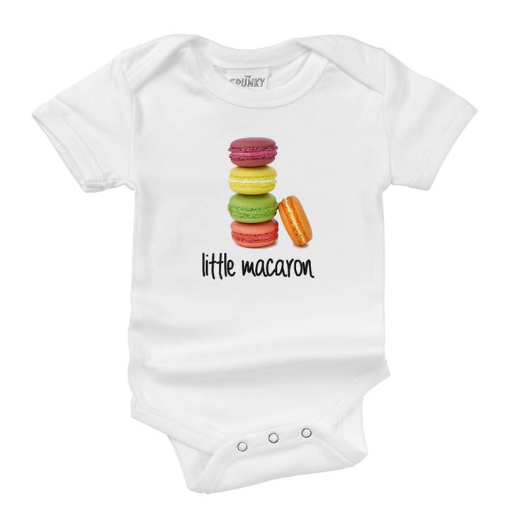 Little Macaron Organic Baby Girl French Toddler Shirt for wholesale by Spunky Stork
