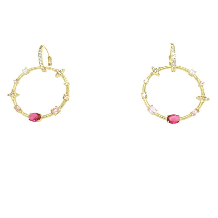 Huggies Tormalinörhängen för wholesale av Lacosta Jewelry Corp