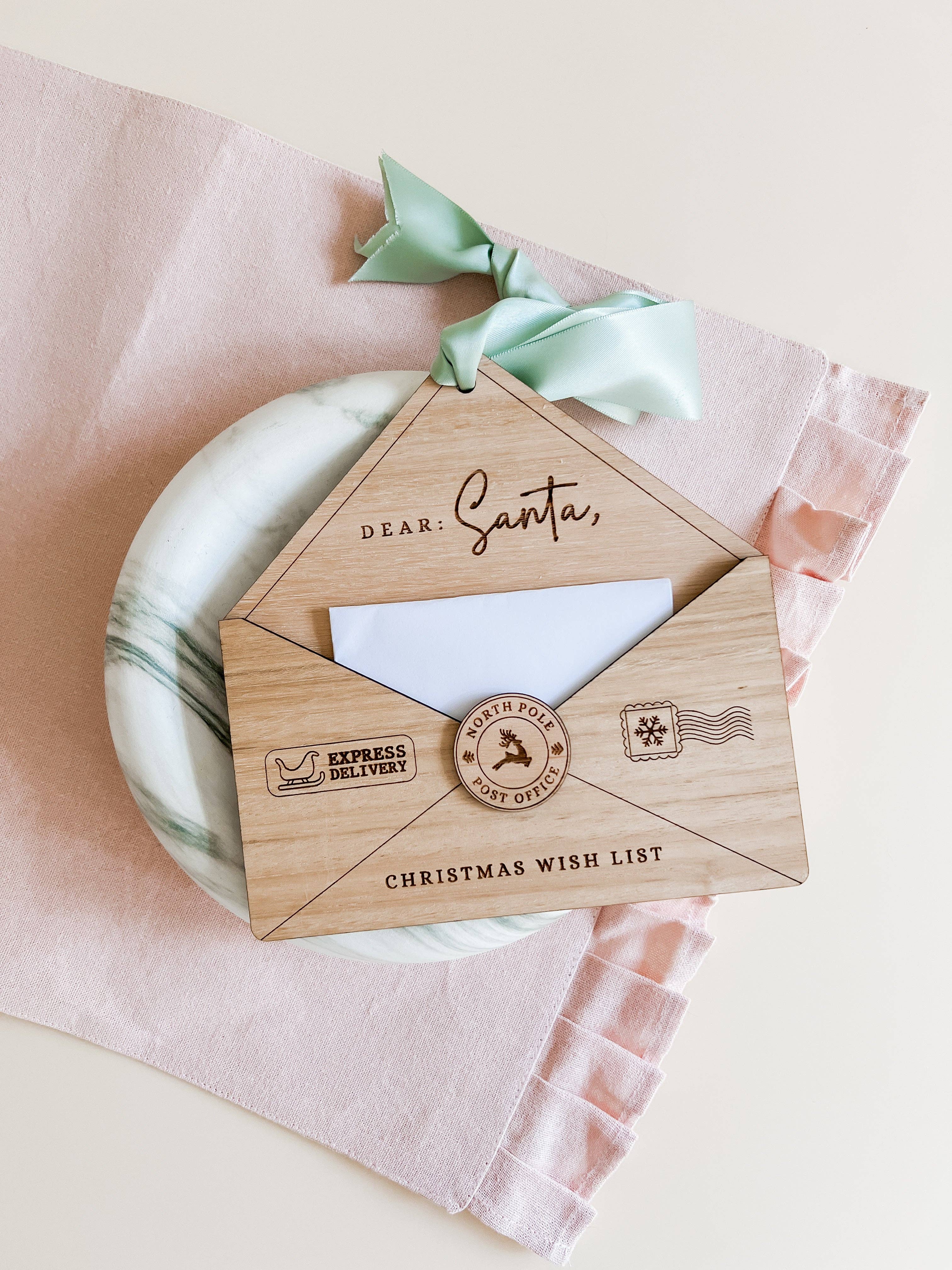 Little Rabbit Lane - Wholesale Ornament - Wish List Envelope Ornament0