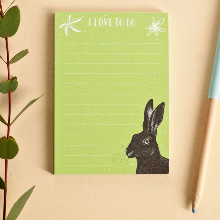 Notepad | Rabbit for wholesale by Katja Rub