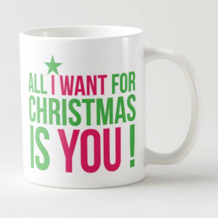 Holiday mugs - All I Want for Christmas… is this mug! for wholesale by CALLVIN EU