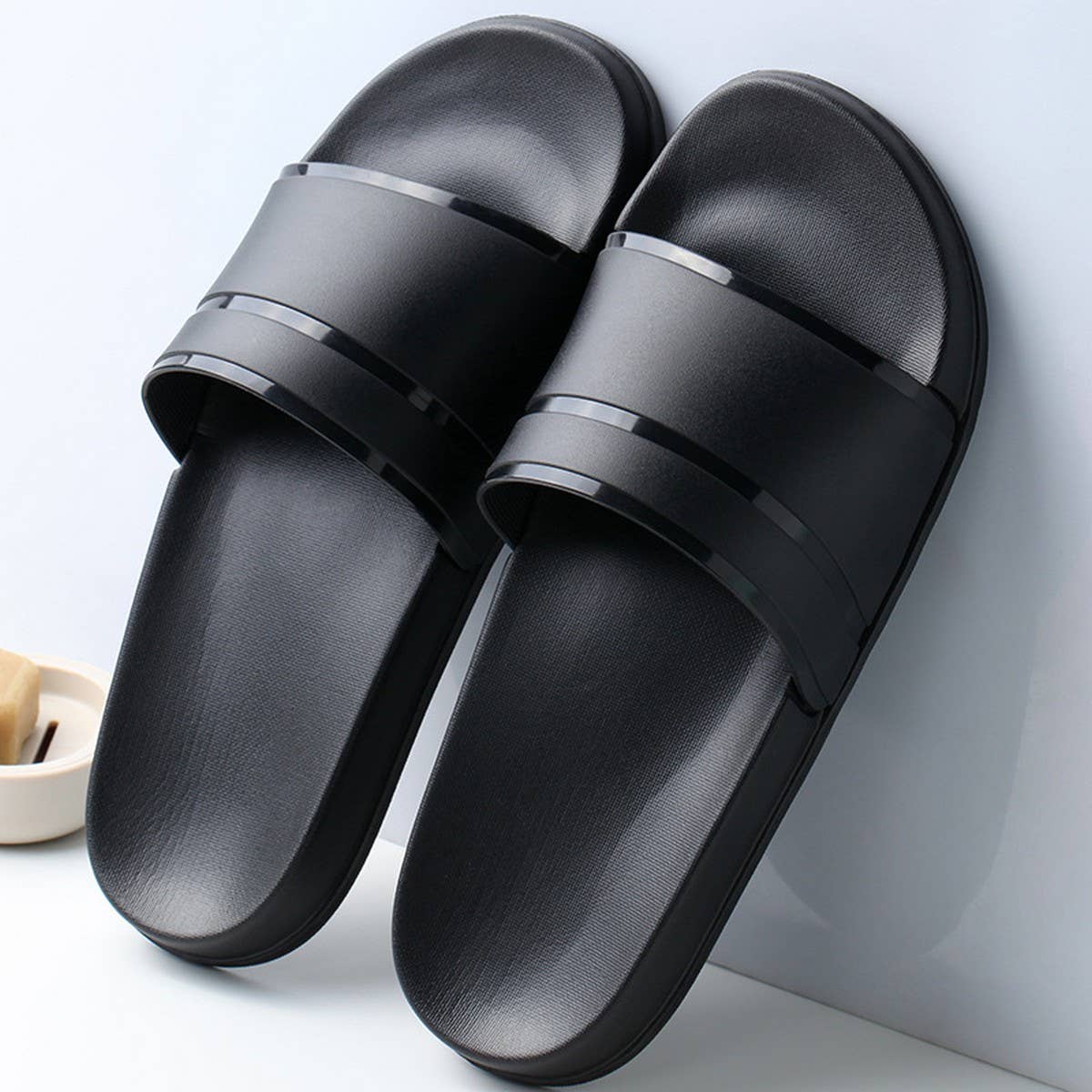 ACCITY - Wholesale Slides - Women's - HOUSEHOLD SOLID COLOR MINIMALIST SANDALS_CWSHS04173