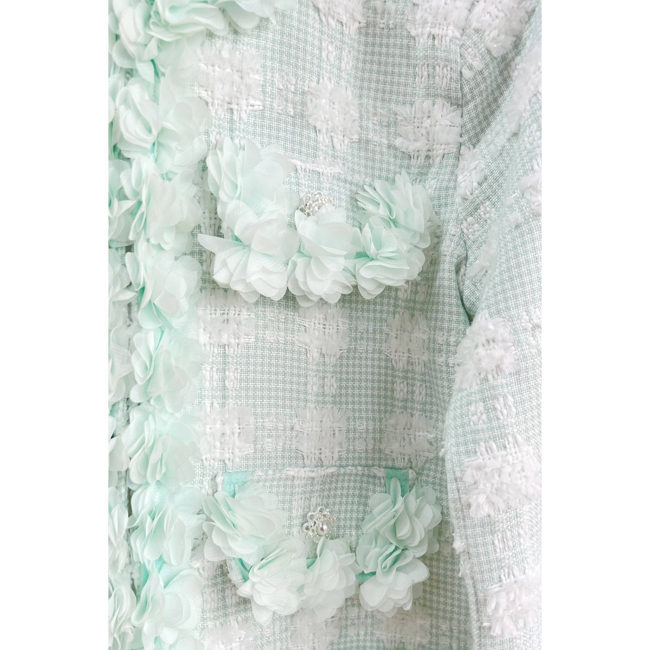 XHHH Inc - Vente Veste – femme - Vestes en tweed à motif à carreaux3