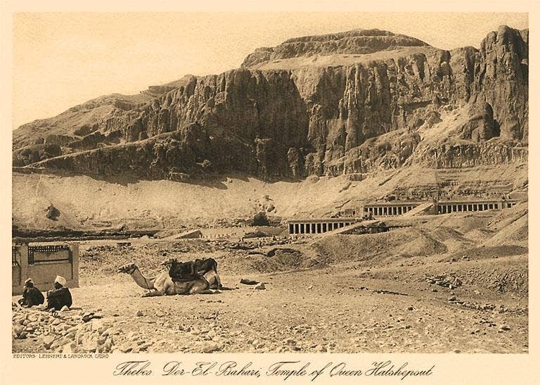 Found Image Press - Venta al por mayor Tarjeta postal - Tarjeta postal EG-198 Valle de los Reyes, Tebas0