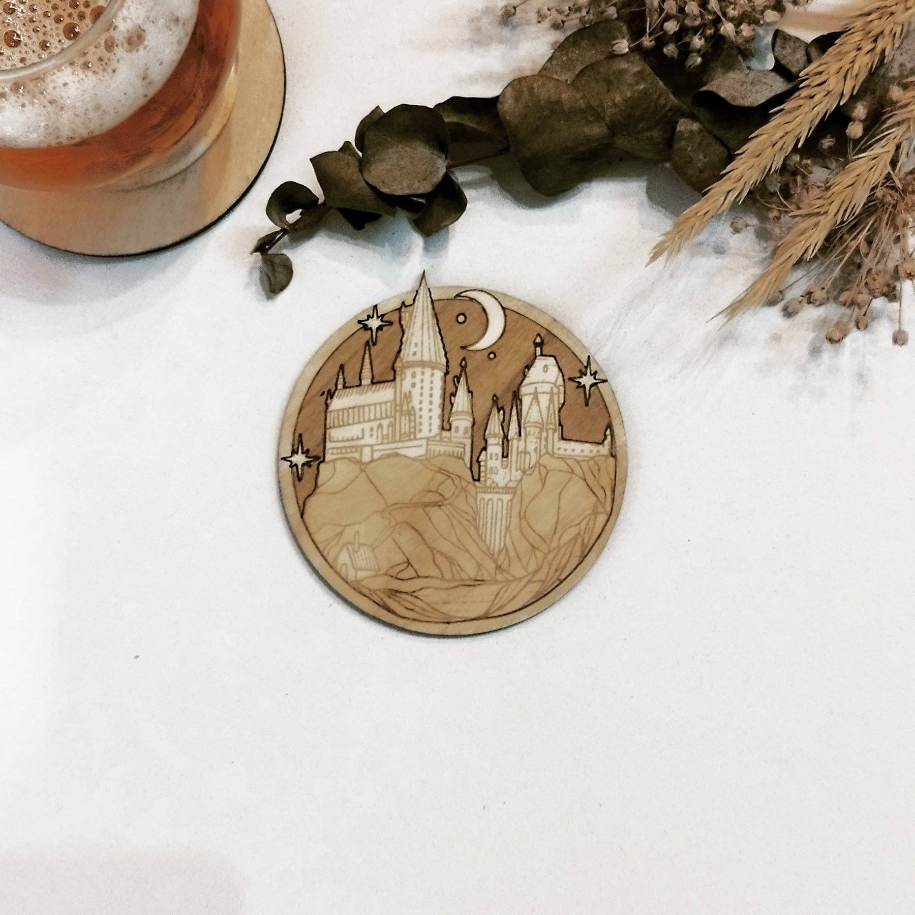 Studio Rima - Wholesale Coasters - Set of 6 Harry Potter Wooden Coasters - Unique Gift - Wizard5