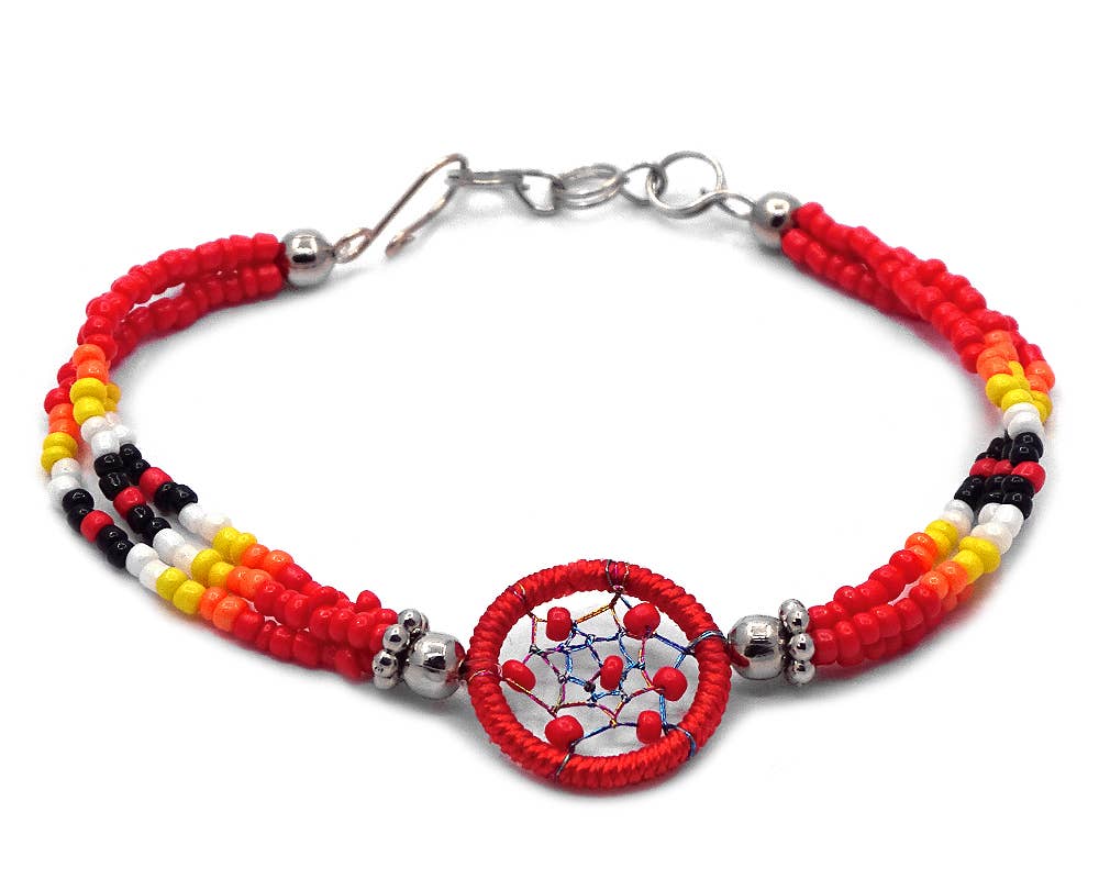 Pichincha - Wholesale Beaded Bracelet - Native Inspired Dream Catcher Beaded Multi Strand Bracelet10