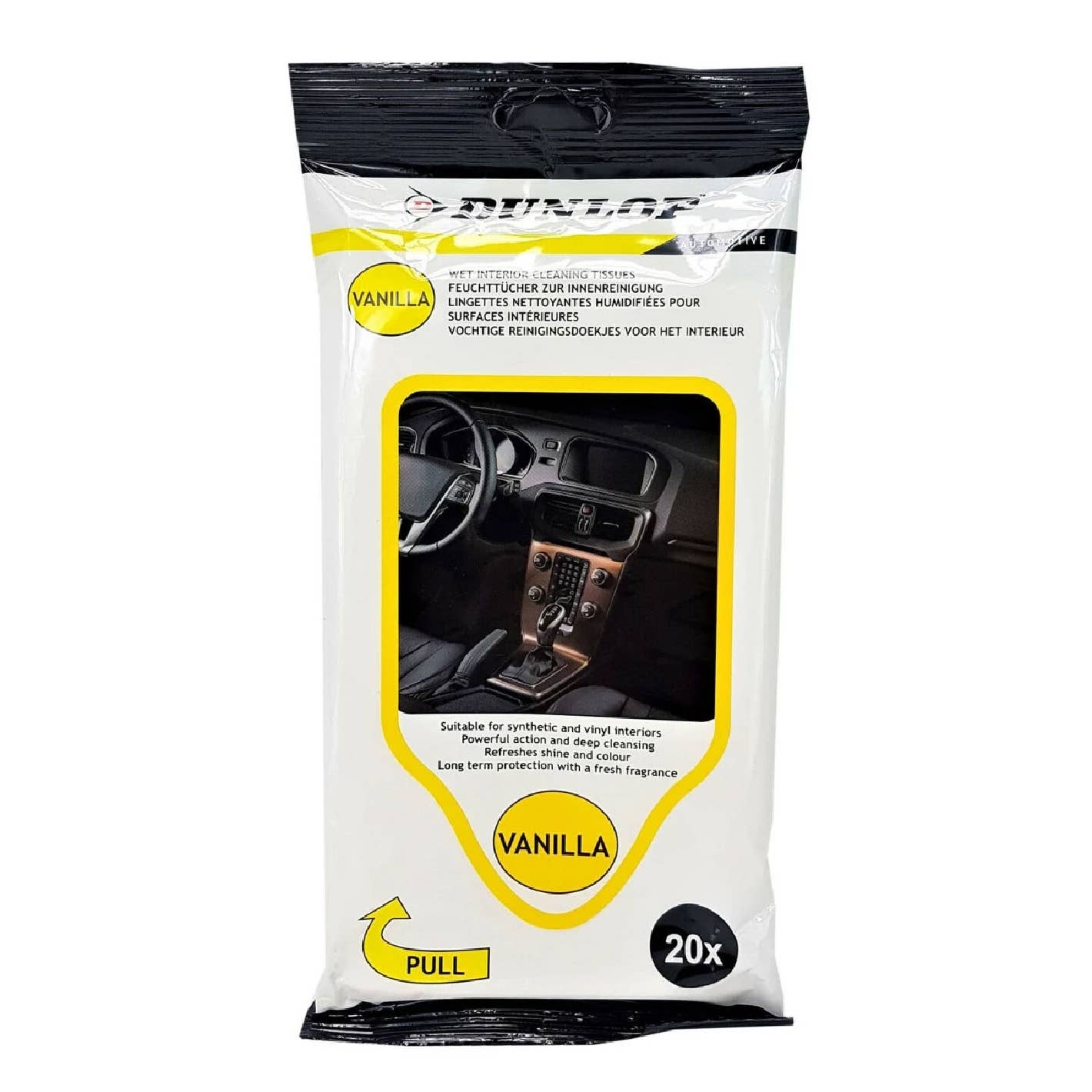 Jactal - Wholesale Automotive Cleaning Products - 20 Vanilla Car Cleaning Wipes1