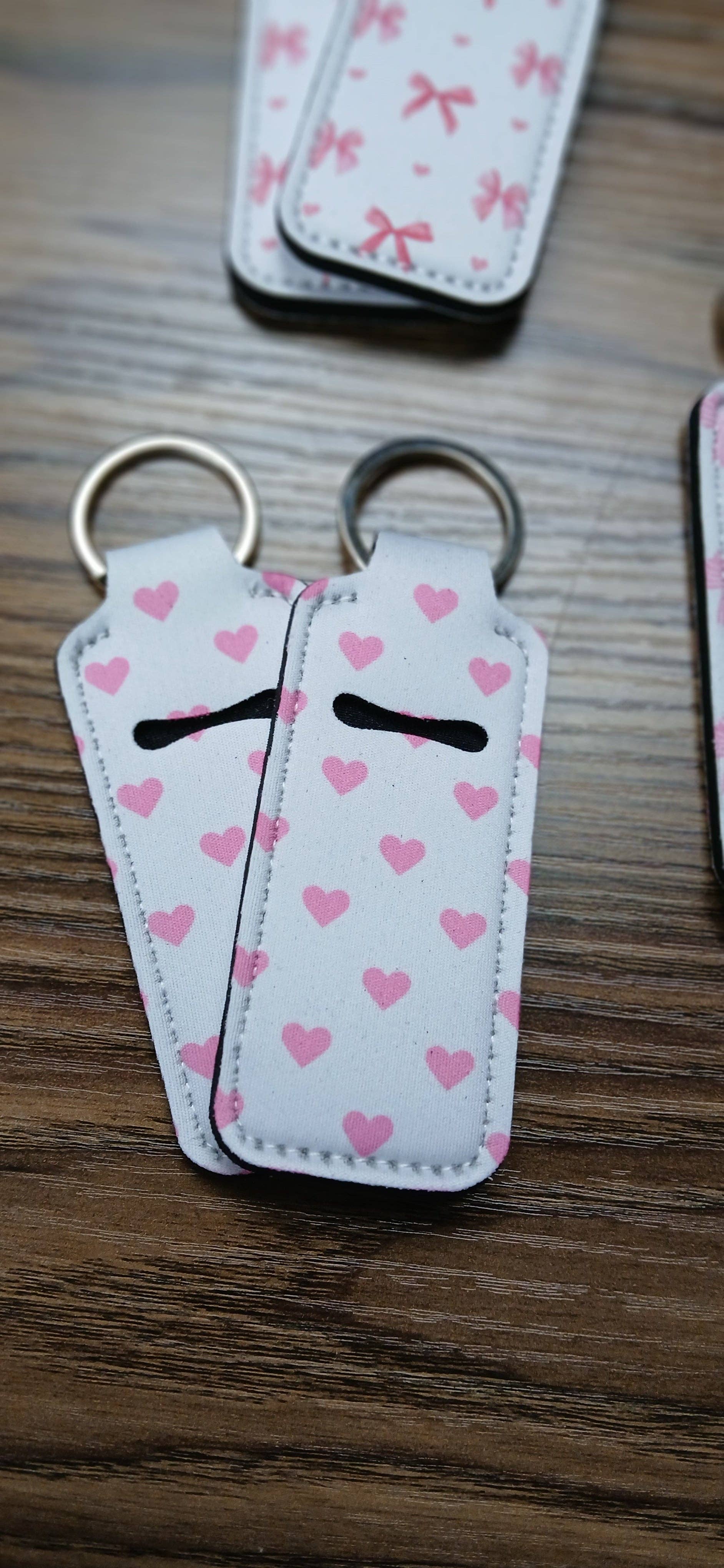 MadeByHBK - Wholesale Keychain - Unisex - Heart and Bows Lipgloss Keychain Holders4