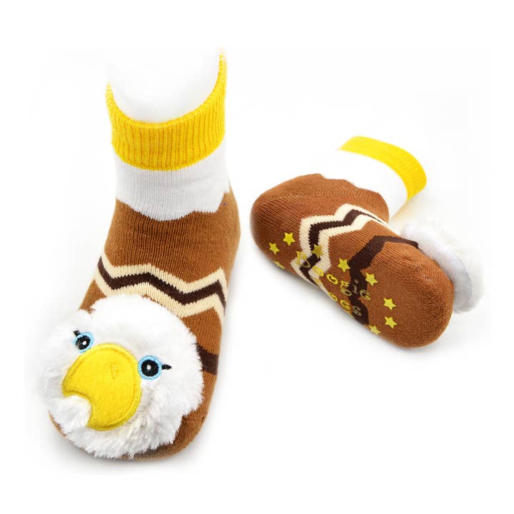 Chaussettes Hochet Furry Eagle Boogie Toes pour la vente par Boogie Toes