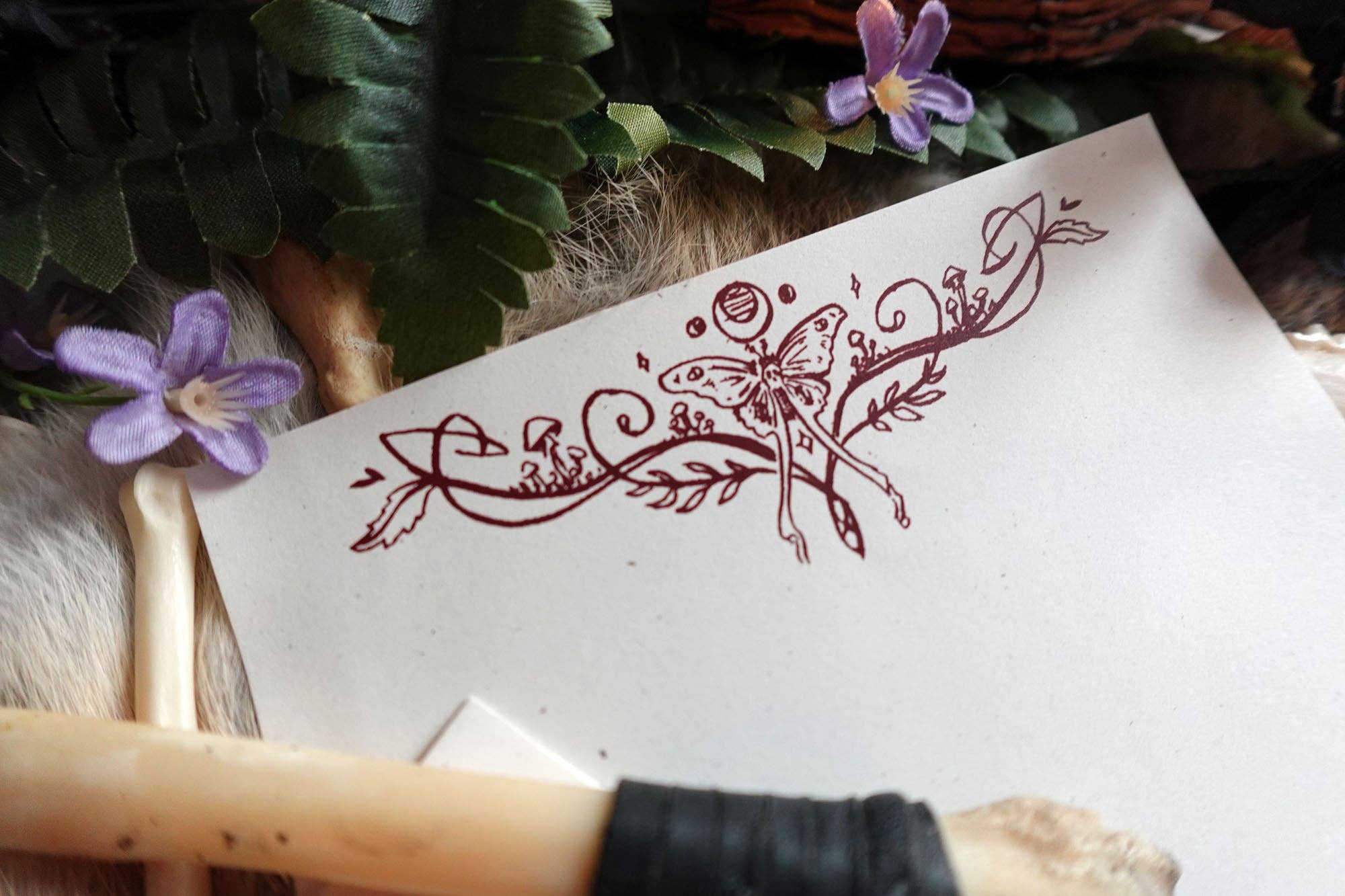 Tia Kinsman - Wholesale Stationery/Notecard Set - Goblin Garden Letter Stationery Set4