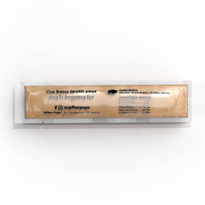 Jaffee's Bone Broth - Wholesale Pet Treats - Dog - BISON Bone Broth - Pops