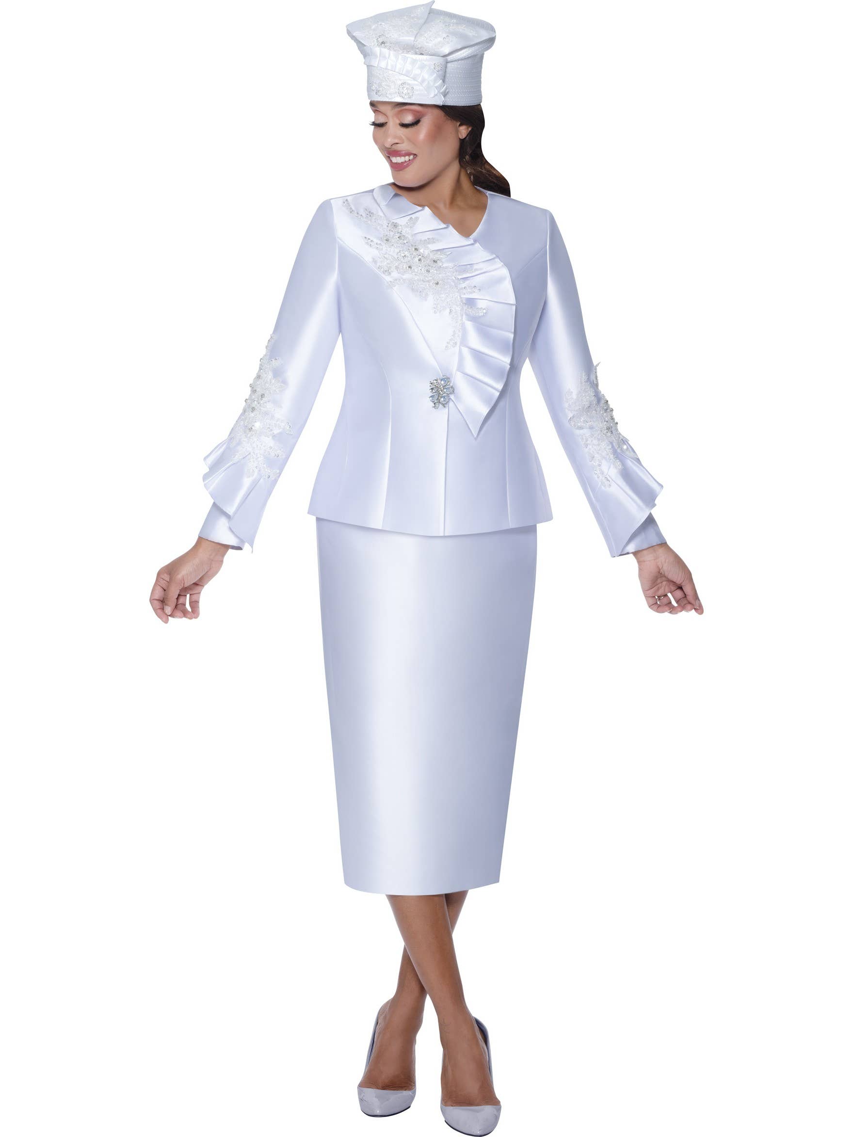 Divine Apparel Designs - Wholesale Dress - Women's - G400862 Skirt Suit by GMI1