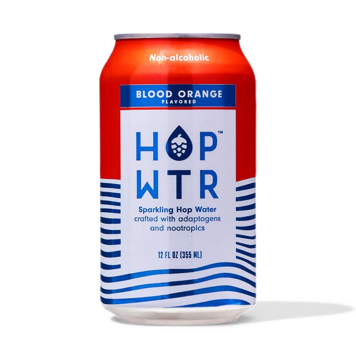 HOPWTR - Blood Orange Sparkling Hop Water (12-Pack) for wholesale by HOPWTR