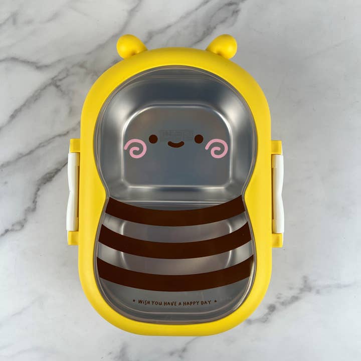 Urban Tokyo - Wholesale Lunch Bag/Box - Kids - Honey Bee Lunch Box with Stainless Steel Interior Lining (1/30)1