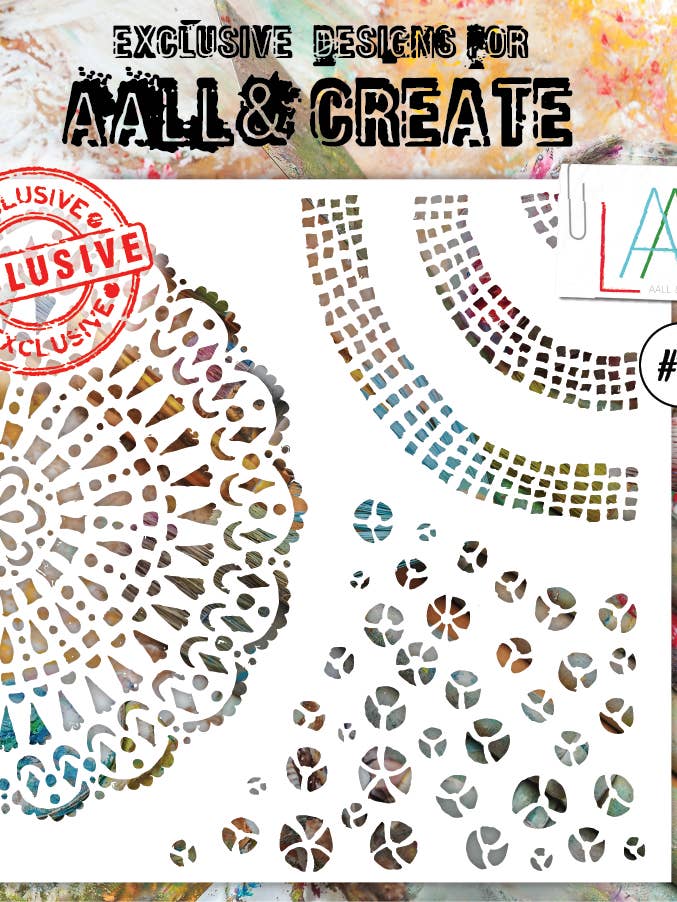 Dentelle - Pochoir de 6 po x 6 po #16 pour la vente par AALL AND CREATE