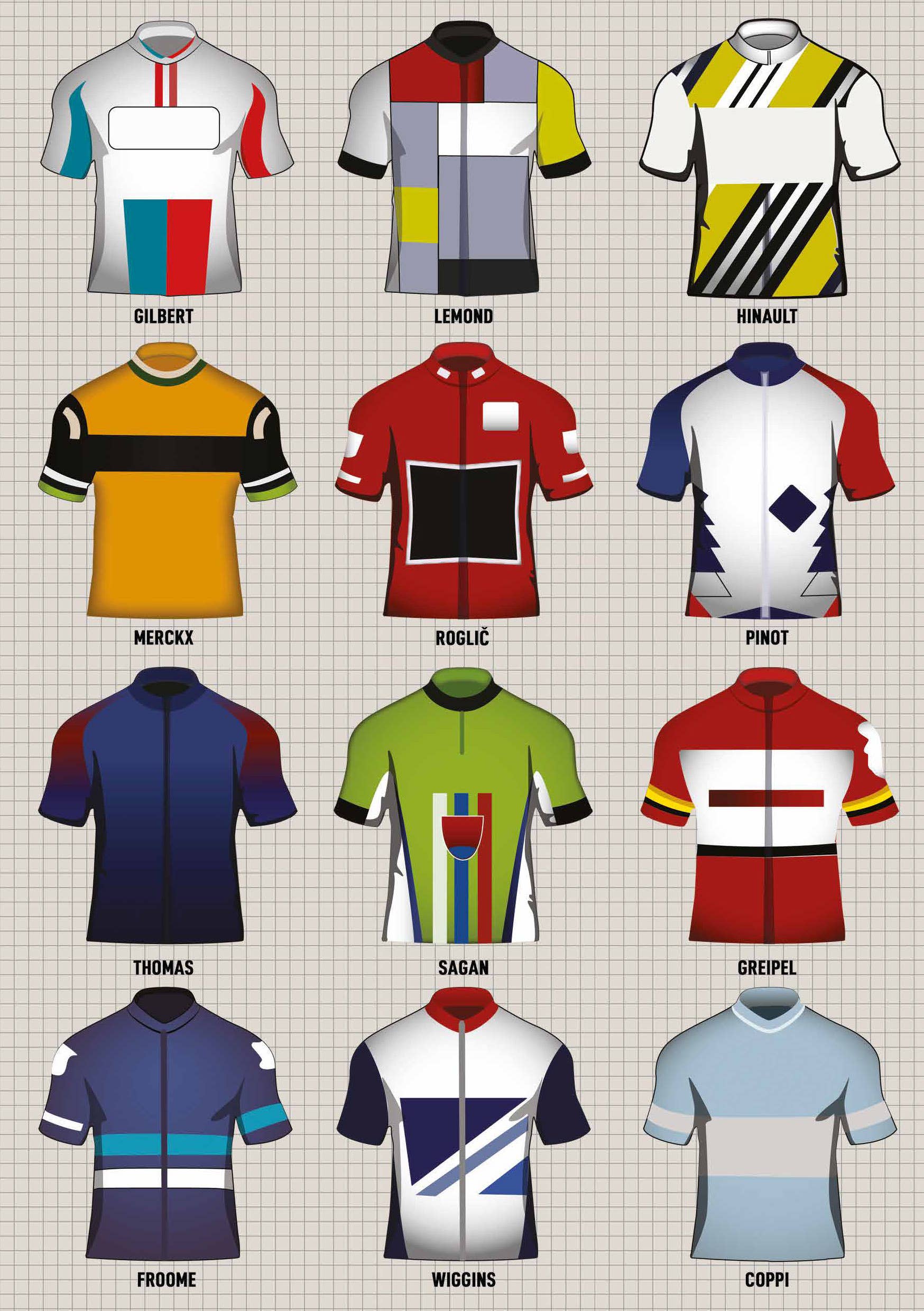 Coach House Partners – Engroshandel Notesbog – Vintage cykeltrøjer Notesbog (A5 120 linede sider)1