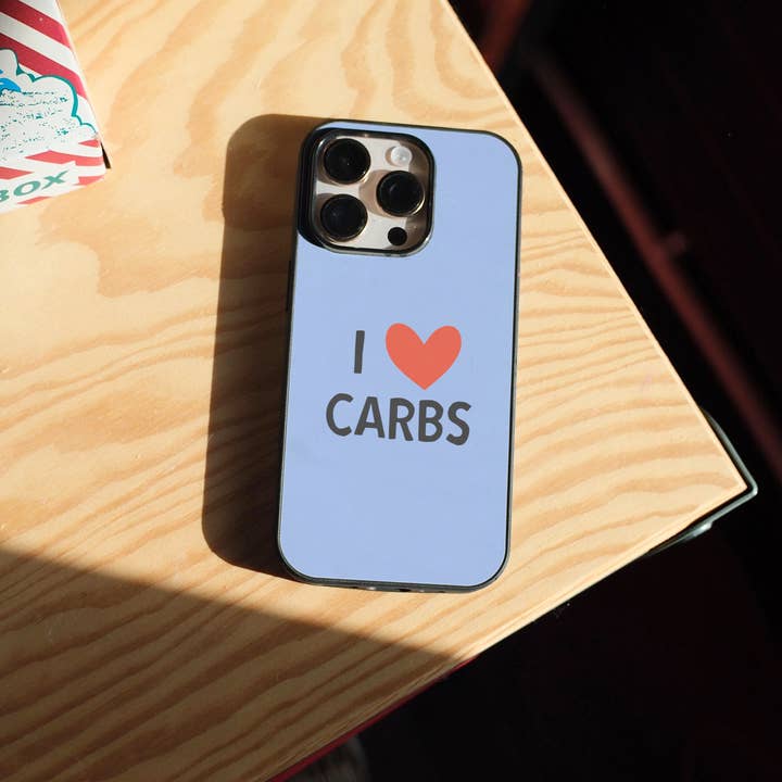 Wisdom and Wonder Designs – wholesale Phone case – Women’s – I Love Carbs | Phone Case1