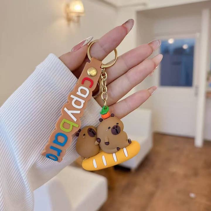 BCmini - Wholesale Keychain - Unisex - 12186 Capybara Life Key Charm-124