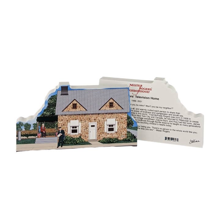 Cats Meow Village - Wholesale Decorative Tabletop Object - Cats Meow Village, Mister Rogers' Neighborhood (5-piece set)4