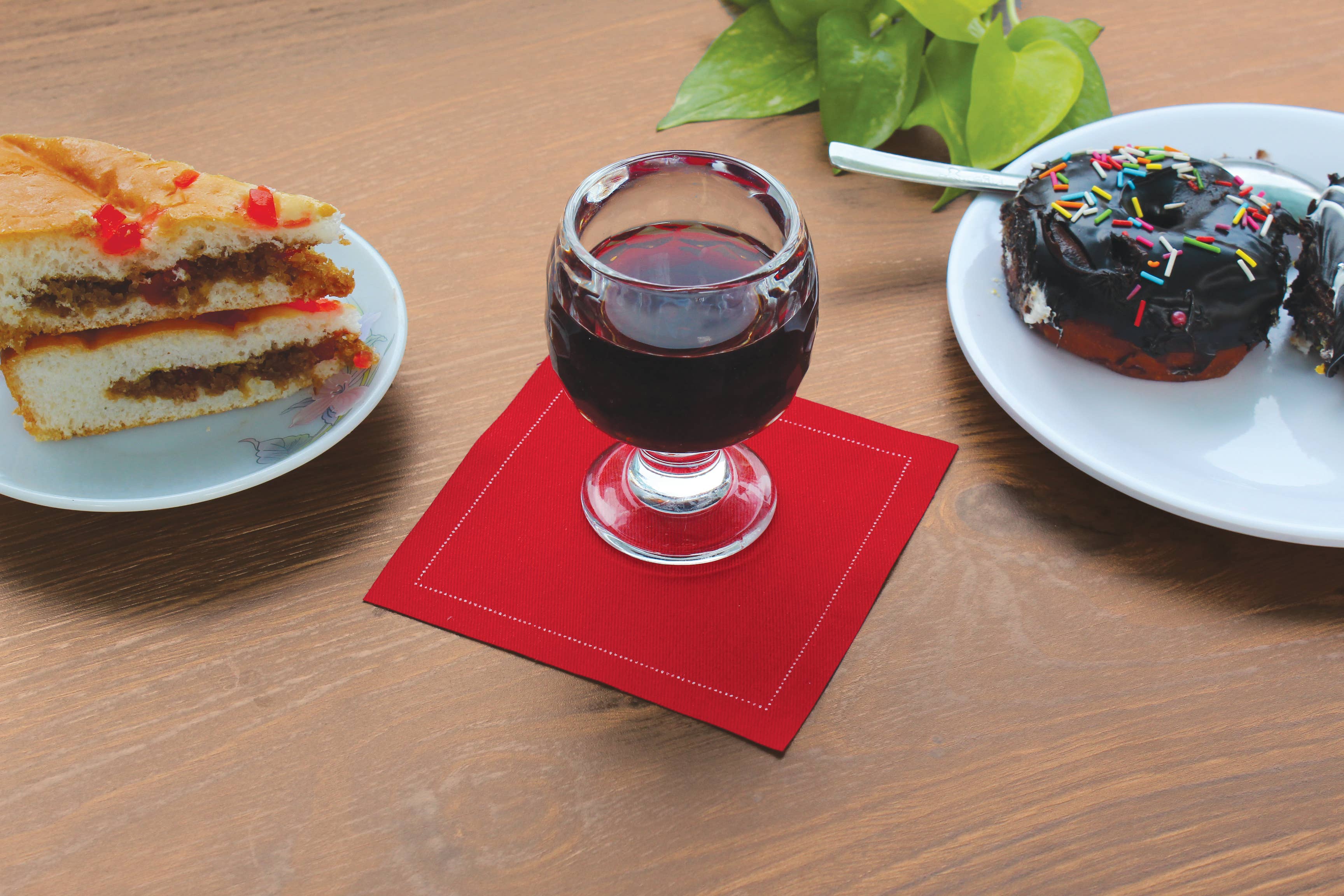 Noble Napkins - Wholesale Disposable Napkin - Luxury Cotton Cocktail Napkins, 4.5" x 4.5", 50 per pack4