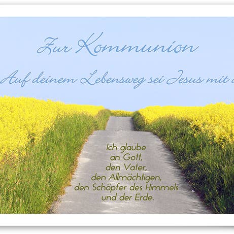 Kommunion / Grußkarte / 349018 für den Großhandel von Yabué