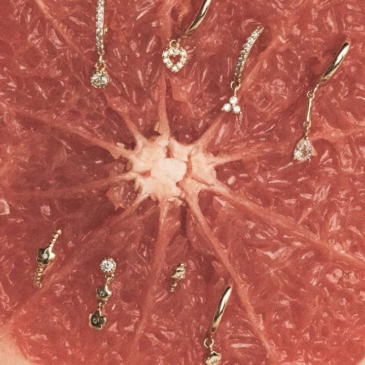 S-kin Studio Jewelry - Wholesale Dangle Earrings - Lucille Flower Earrings Set - 18K Gold Filled10