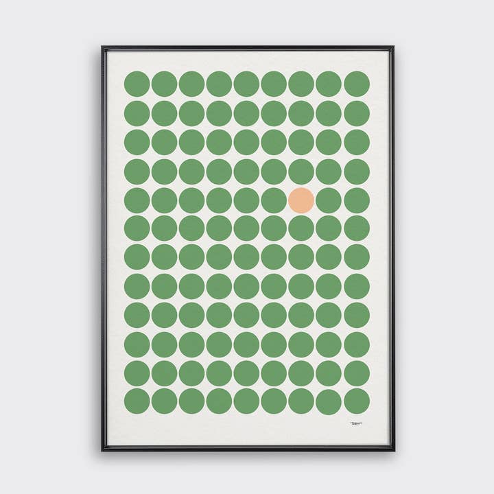 Impresión artística minimalista geométrica de Dieter Green para venta al por mayor de Tom Pigeon
