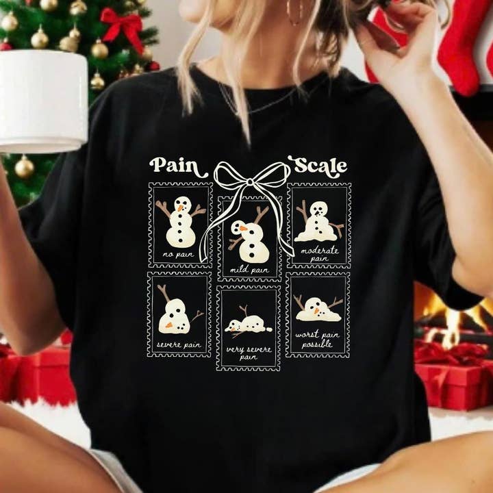 Comfort Colors Christmas Pain Scale Sweatshirt, Xmas Nurse and other Purchase Wholesale t shirts printing. Free Returns & Net 60 Terms on Faire trending on Faire.