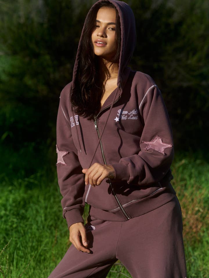 Mayfair x Orebella Finding Yourself Zip-Up Hoodie for wholesale by The Mayfair Group