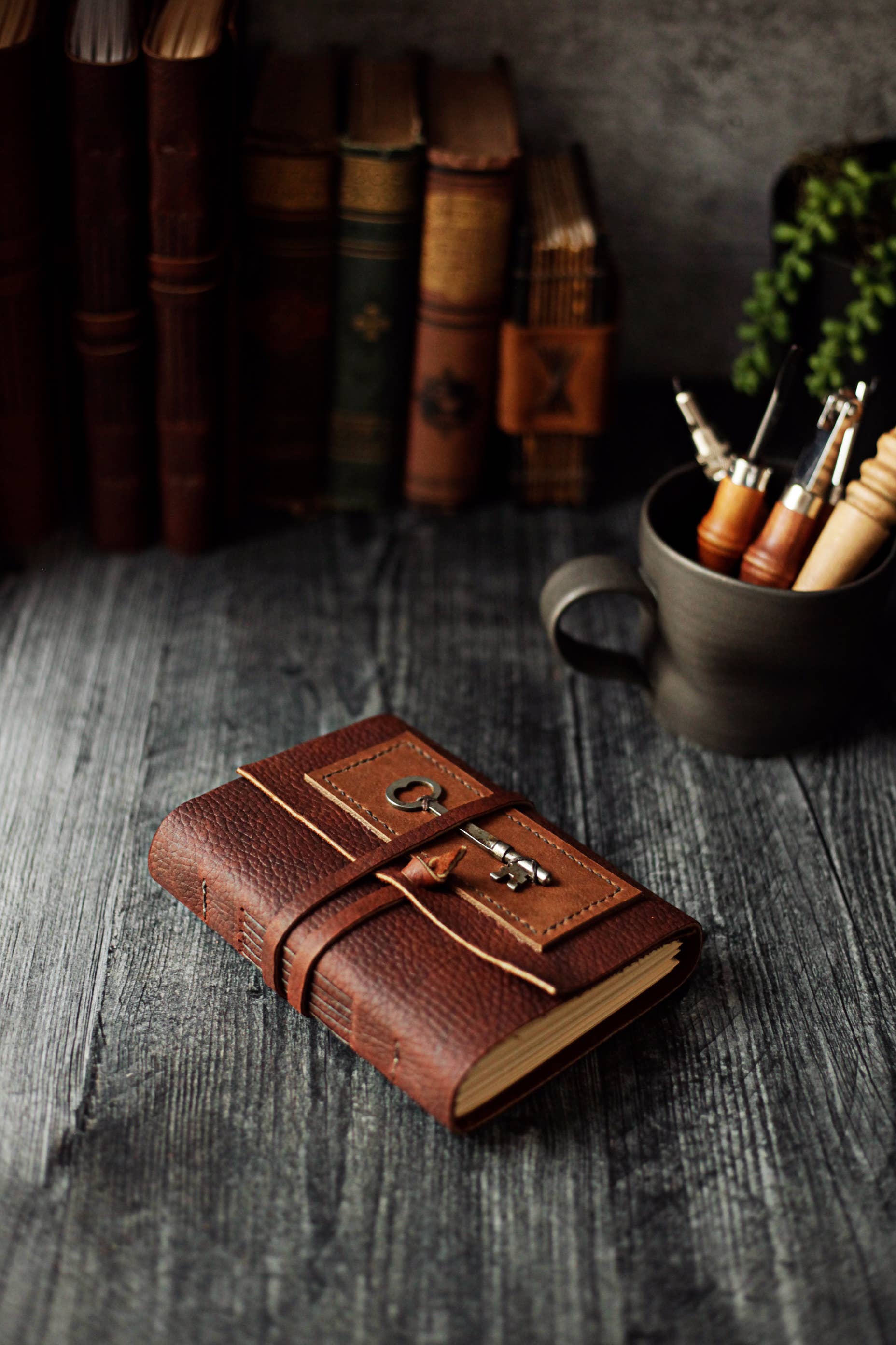 Wayfaring Goods - Wholesale Journal/Diary - Leather Journal with Antique Skeleton Key5