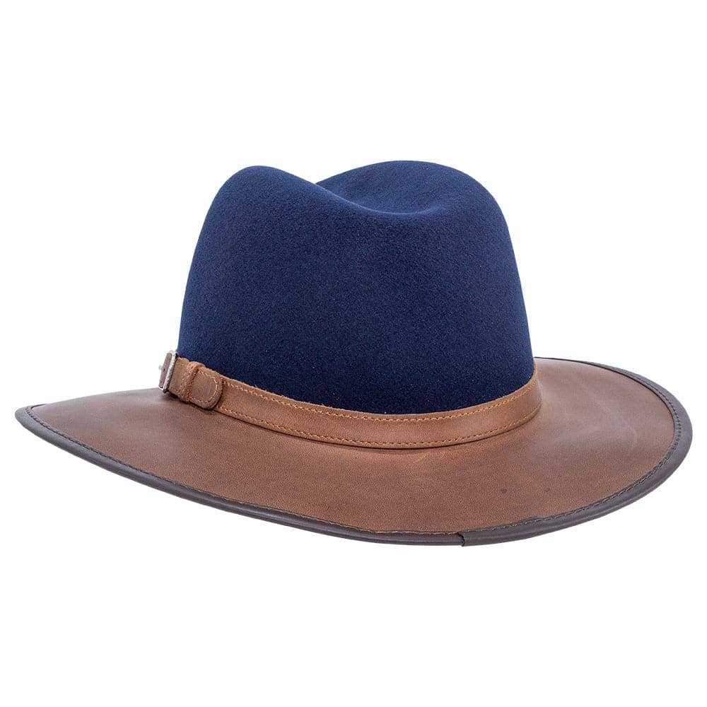 American Hat Makers - Wholesale Fedora - Unisex - Wool Felt Leather Outdoor Fedora Style - Summit36