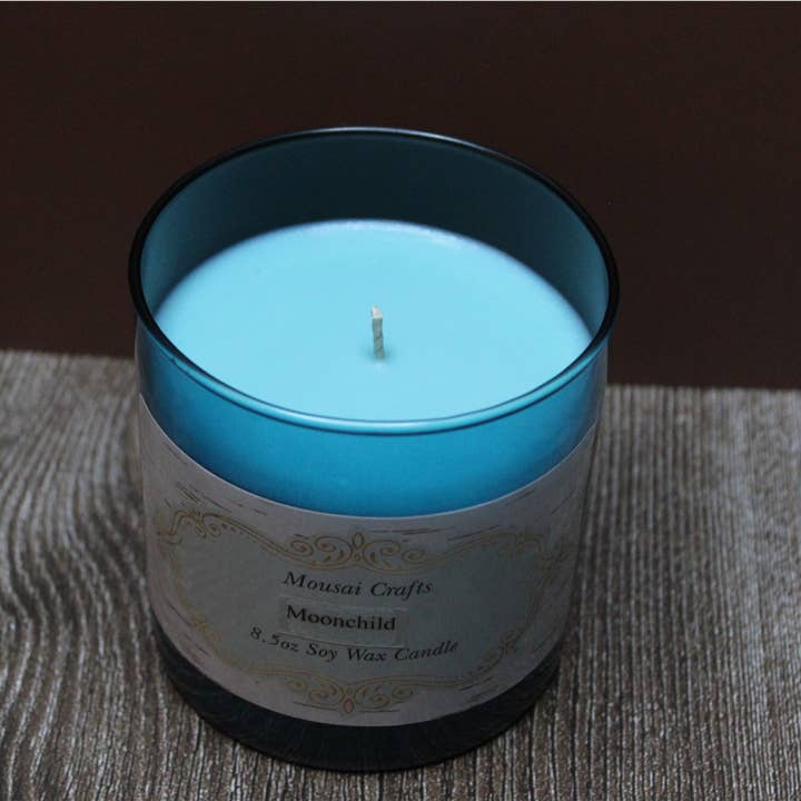 Mousai Crafts - Wholesale Jar/Filled Candle - Moonchild 8.5oz Soy Wax Candle3