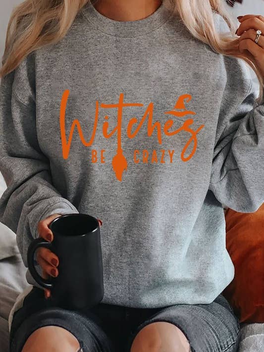 Hekse, Halloween, Unisex Crewneck Fleece Sweatshirts for engroshandel hos Top Avenue