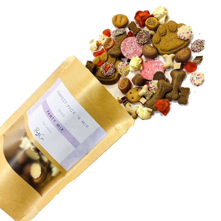 Pops & Coco - Wholesale Pet Treats - Dog - Pawfect Pick 'N Mix - Pawty Mix for Dogs - 350g - Treats
