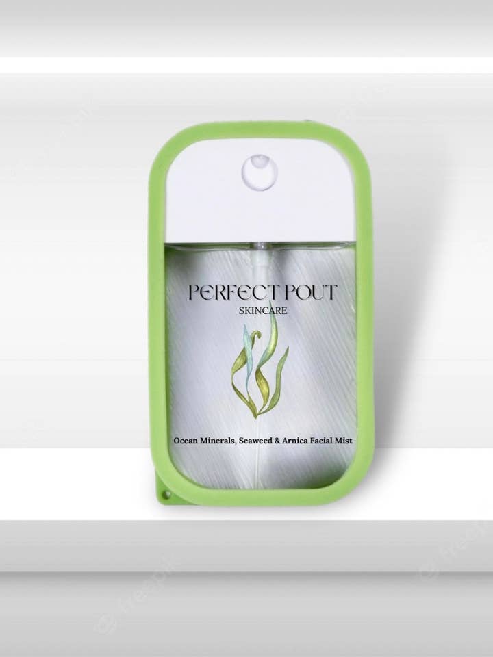 Facial Mist with Ocean Minerals, Seaweed & Arnica for wholesale by Perfect Pout Skincare