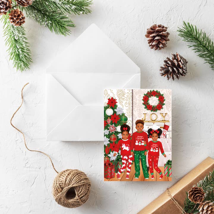 Noël des enfants pour la vente par Mint Greetings Inc.