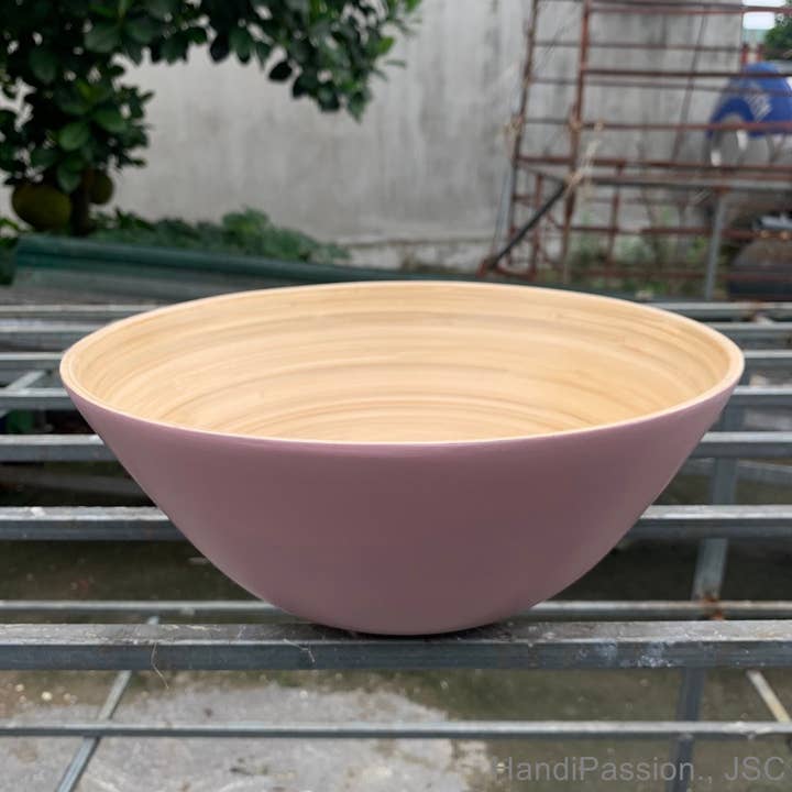 Bamboo Spun Bowl, Cereal Bowl, Handmade Bowl for wholesale by HandiPassion - Vietnamese Handicraft Manufacturer