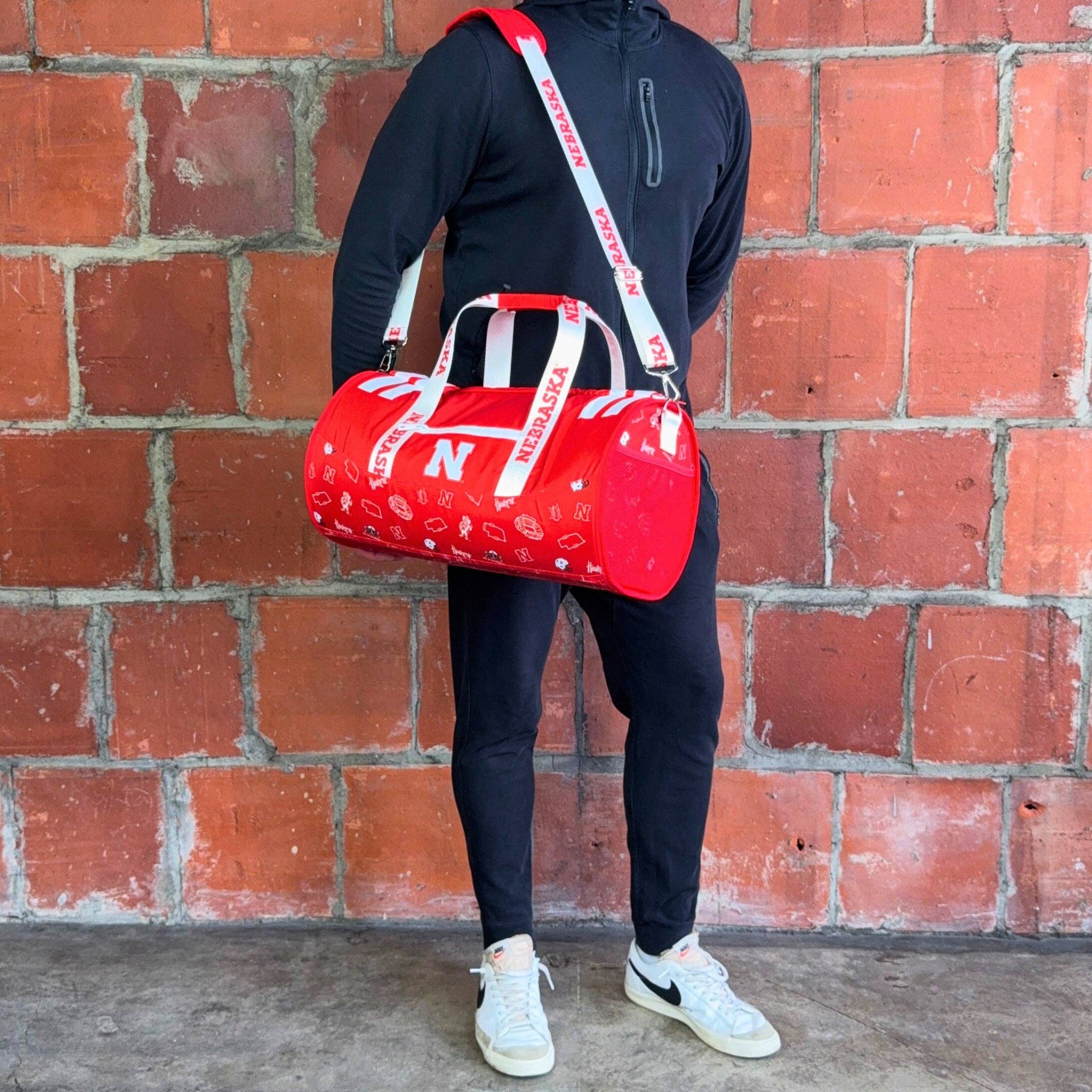 Varsity Cooler - Wholesale Cooler/Cooler Bag - University of Nebraska Duffle Cooler5