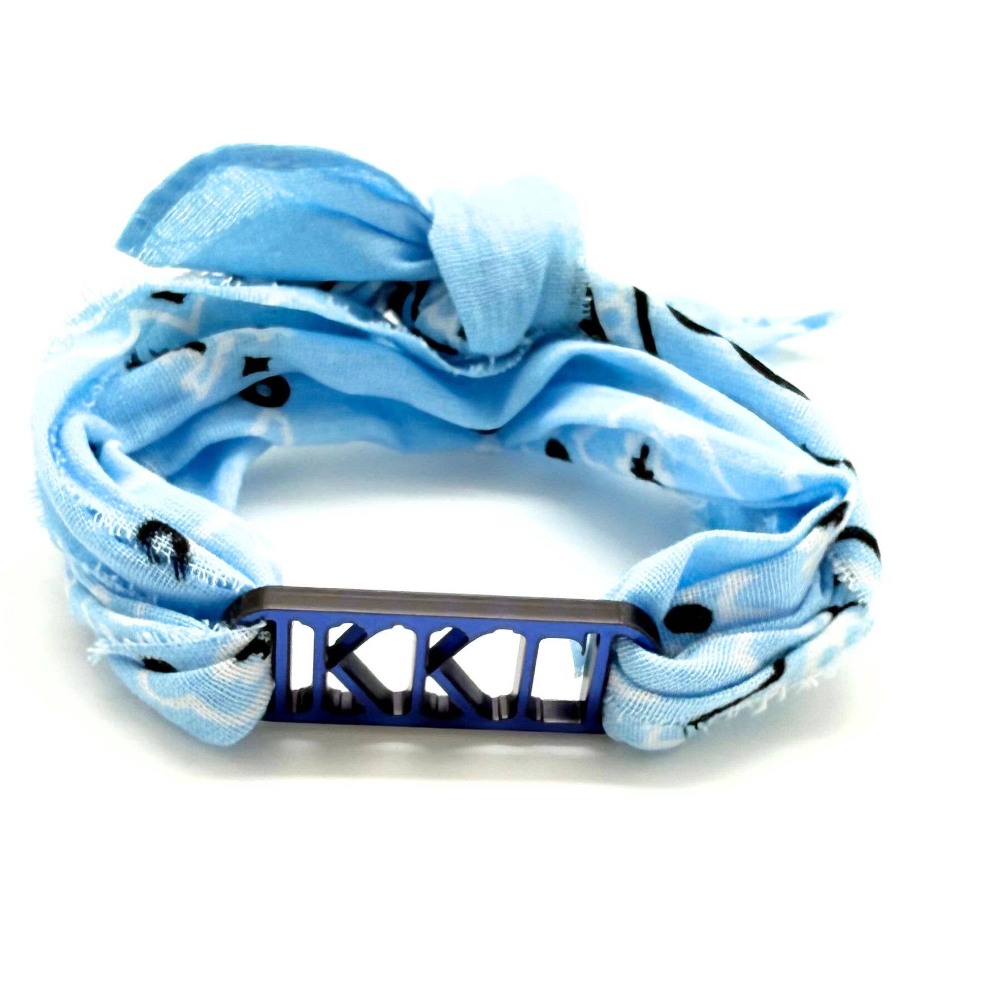 Sarahndipity Shop - Wholesale Bandana - Women's - Bandana Wrap w/ Sorority Acrylic Slide 4