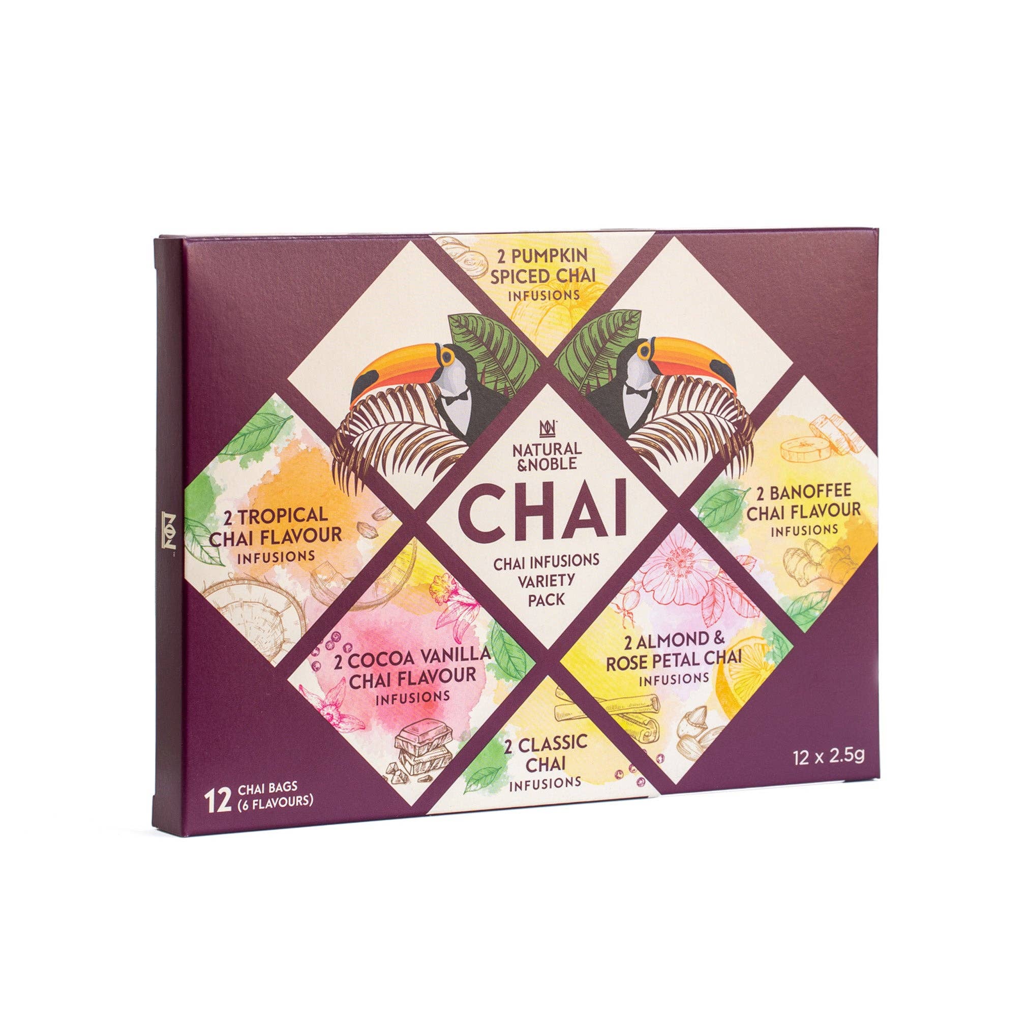 Natural & Noble – wholesale Tea bags – Chai Variety Pack by Natural & Noble 4