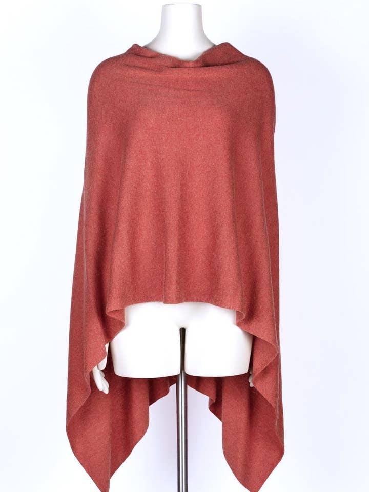 Dolma – Engroshandel Poncho - Dame – Cashmere Poncho Spice7