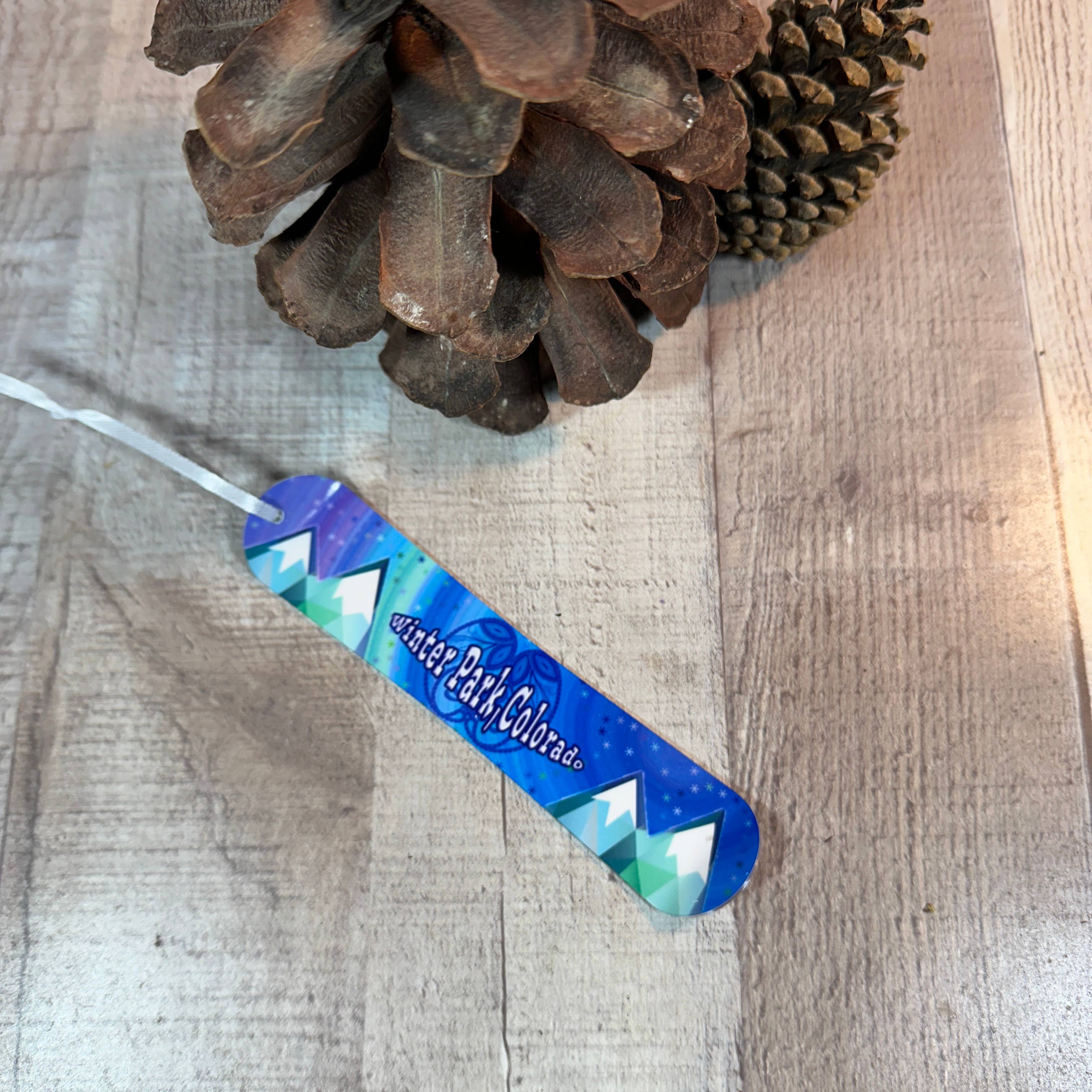 GP Originals - Wholesale Ornament - Snowboard Ornament- Frosty Flakes1