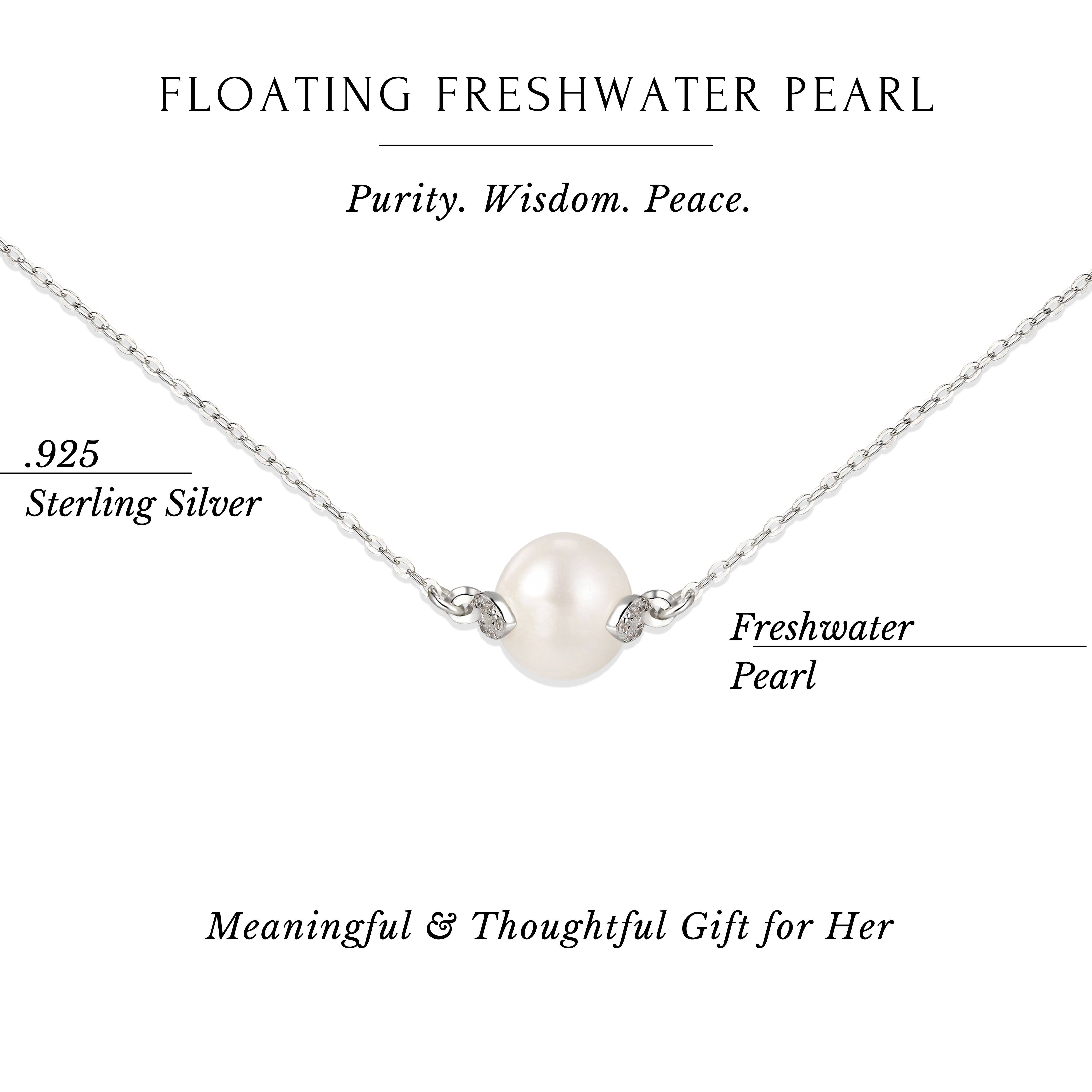 hope love shine - Wholesale Pendant/Charm Necklace - Graduation Pearl Sterling Silver Necklace Gift For Her2