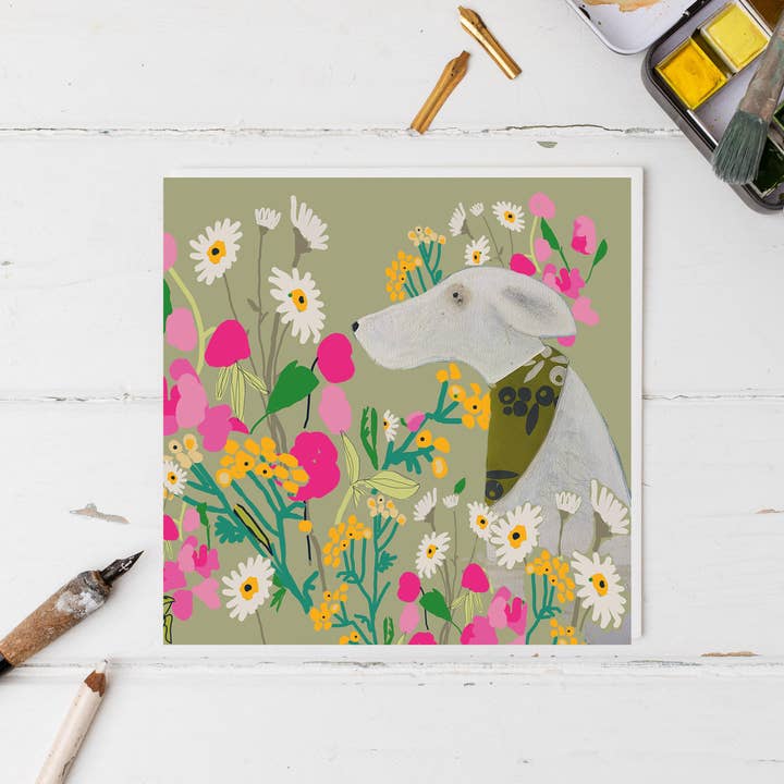 Print Circus – wholesale Everyday greeting card – BE01 Bella's Blooms card1