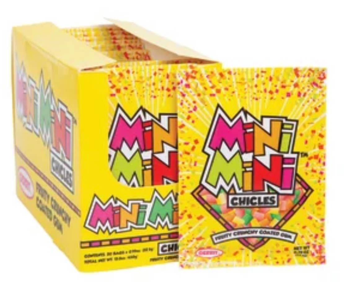 O'Shea's Candies Sweet Shop - Wholesale Chewing Gum - Nostalgic Chewing Gum 🎙️“MINI CHICLES” Retro Packaging 20ct1