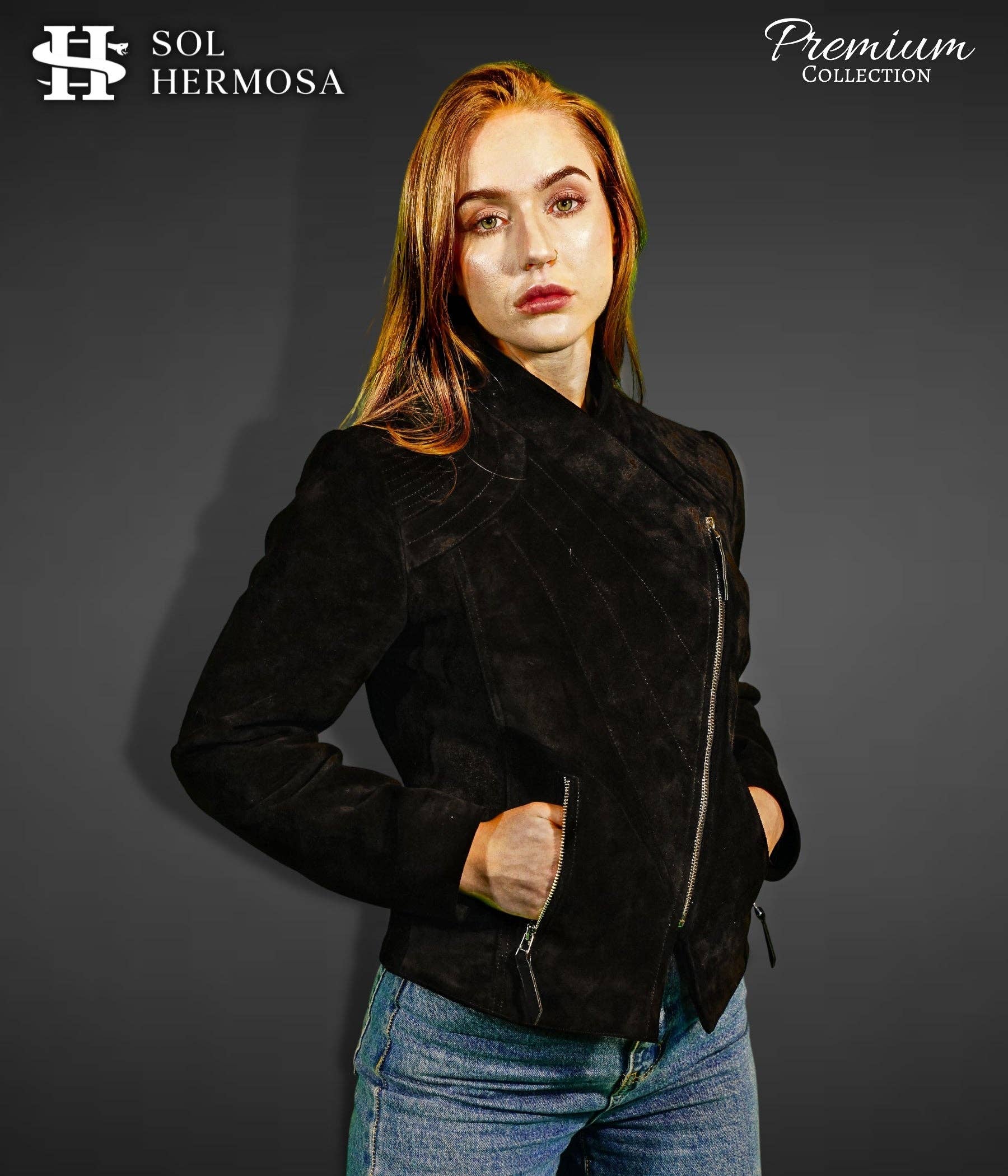 Sol Hermosa – Casaco de couro - Mulher por atacado – Casaco Pele Real Mulher Metis1