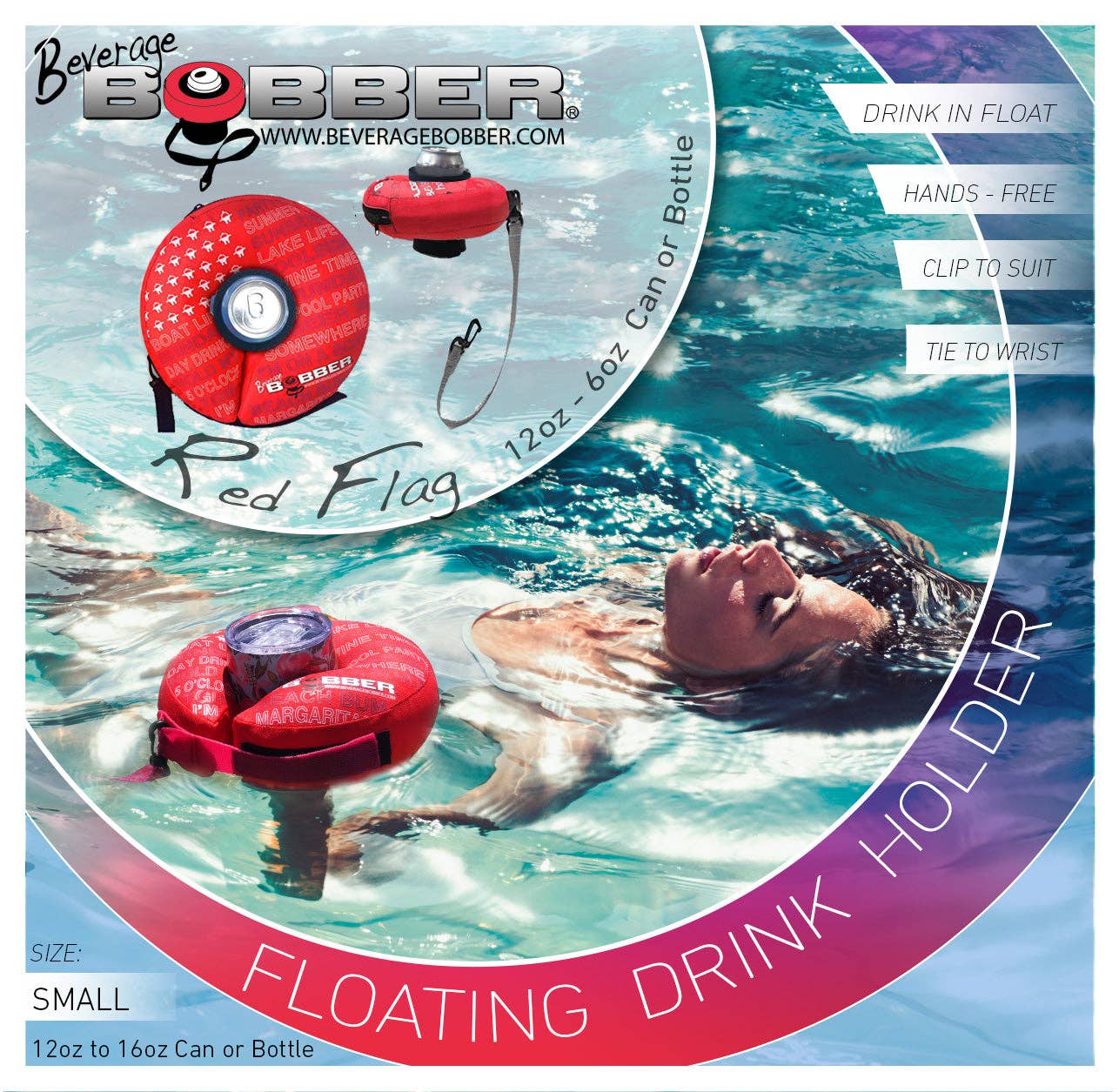 Beverage Bobber - Wholesale Inflatables - BEVERAGE BOBBER - Patented Floating Drink Holder6
