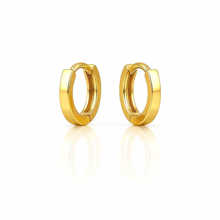 Sedy Jewelry - Wholesale Hoop Earrings - Hypoallergenic Small Hoop Earrings – 14K Gold , Rose & White Gold1