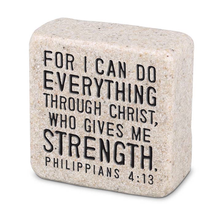 LCP Everything Through Christ Scripture Stone for wholesale by Dicksons